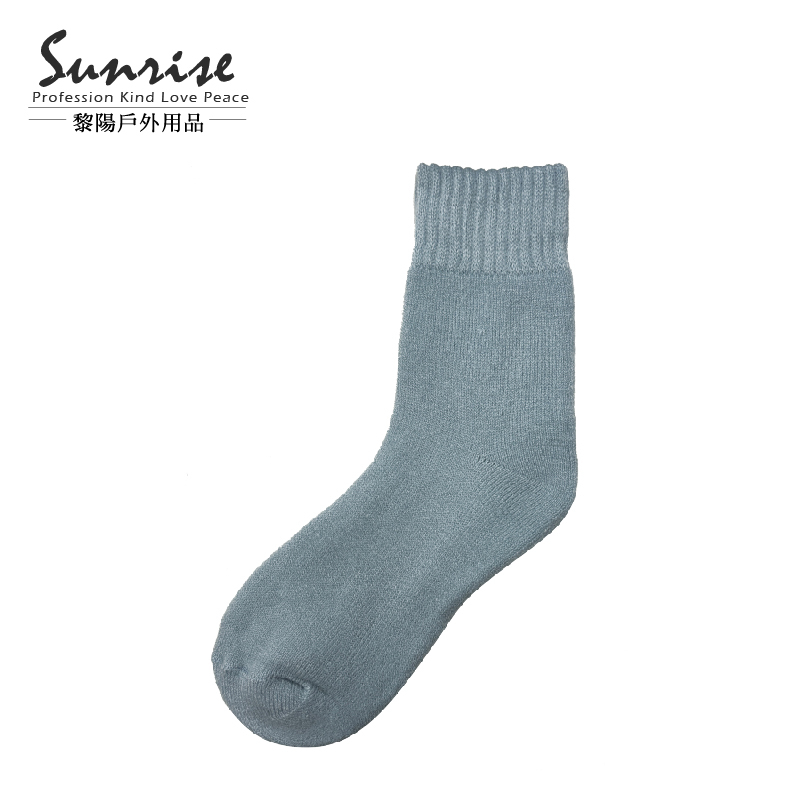 【加厚款】質樸素色中筒羊毛襪 中性款 (5色) 44AY250266