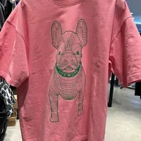 [S] LIFEWORK BIG RADOG PRINTING SHORT SLEEVE T-SHIRT,NEW PINK, LW245TS990-NEW PINK [FINAL SALE] (SLW506)