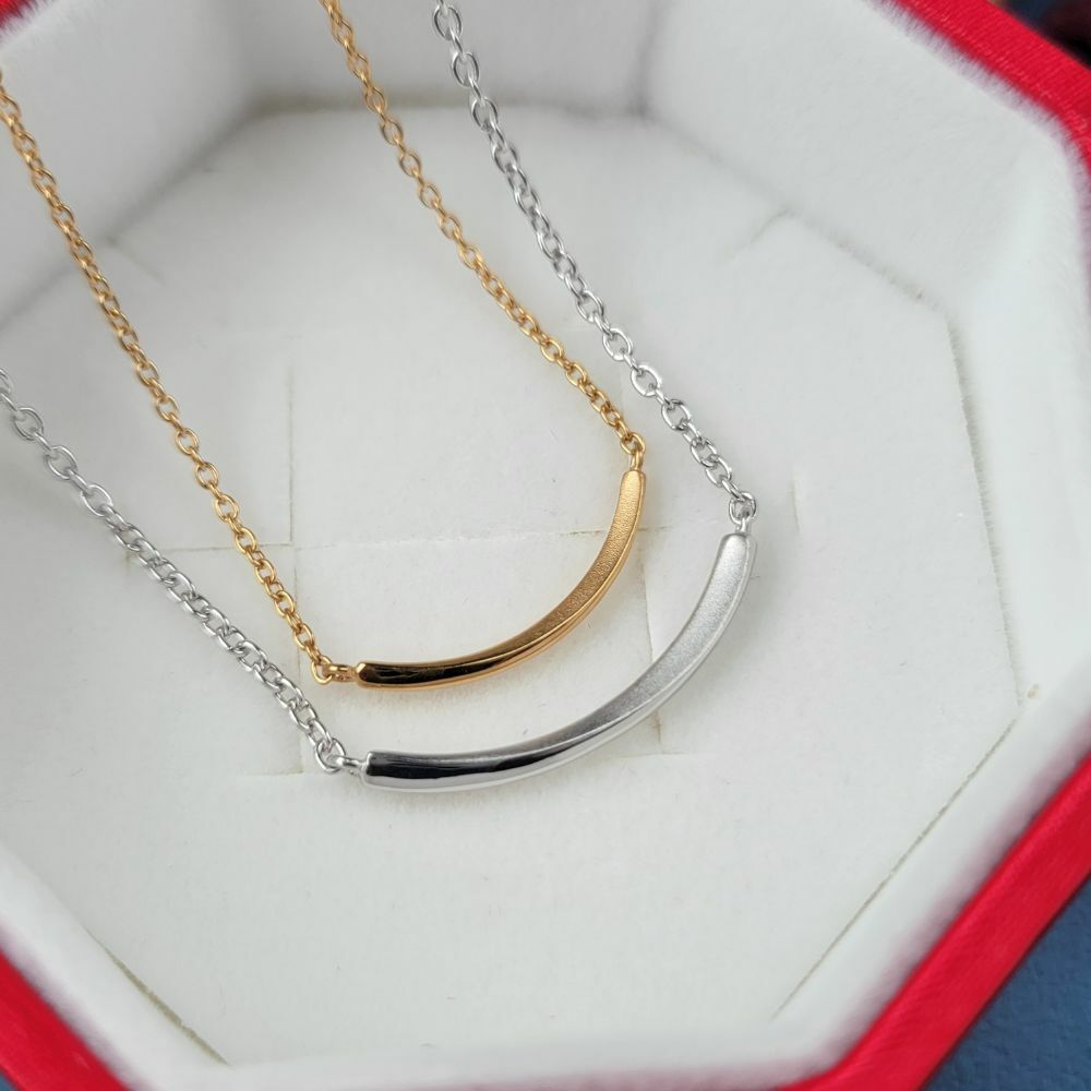 【me.luxe】銀對鍊_微笑戀人