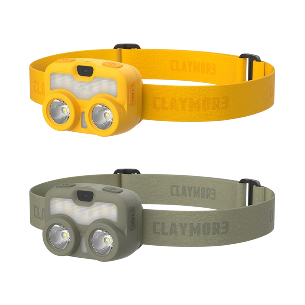 CLAYMORE HEADY3 七段感應式頭燈