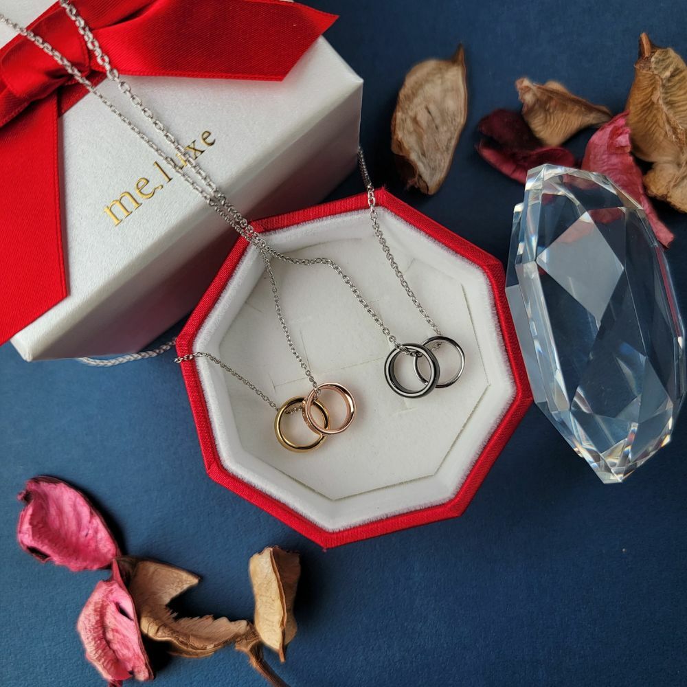 【me.luxe】銀對鍊_愛在一起