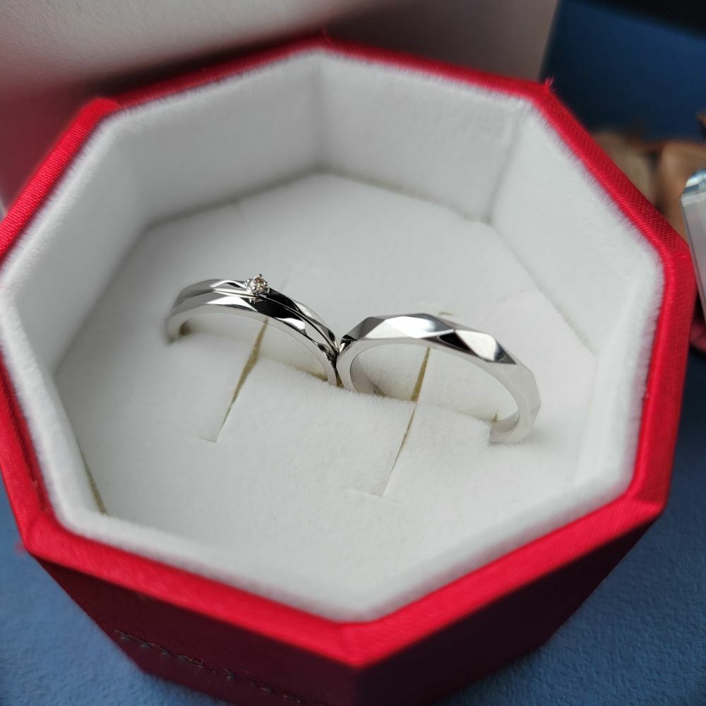 【me.luxe】銀對戒-巴黎戀人