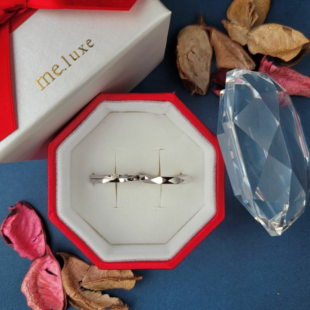 【me.luxe】銀對戒-巴黎戀人