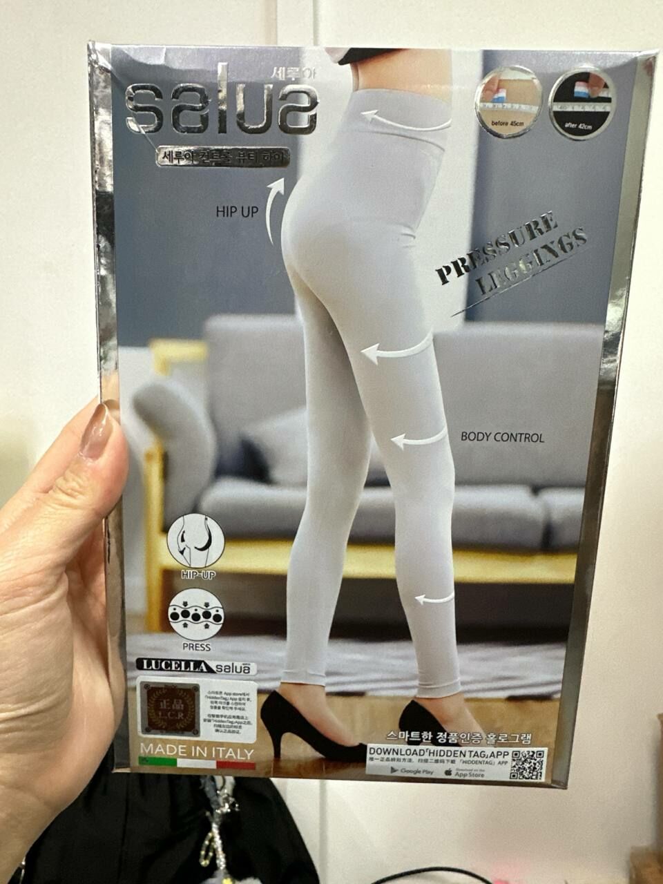 [S] SALUA PRESSURE LEGGINGS, BLACK, SSL107 (SSL107)