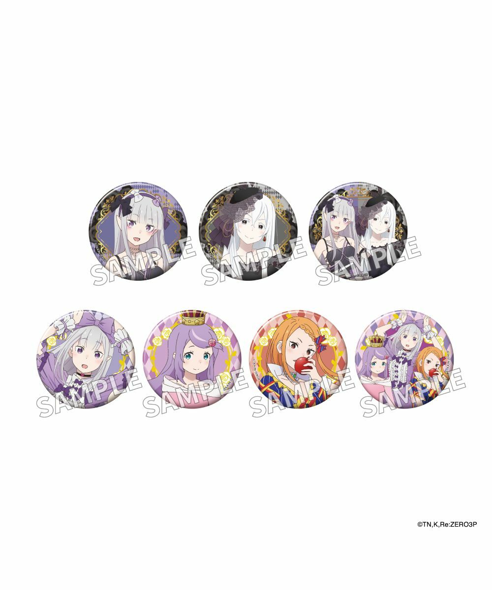 預購-「Re:從零開始的異世界生活」 閃亮亮徽章收藏組 Girls’ Party ver. BOX販售【日本進口精品】