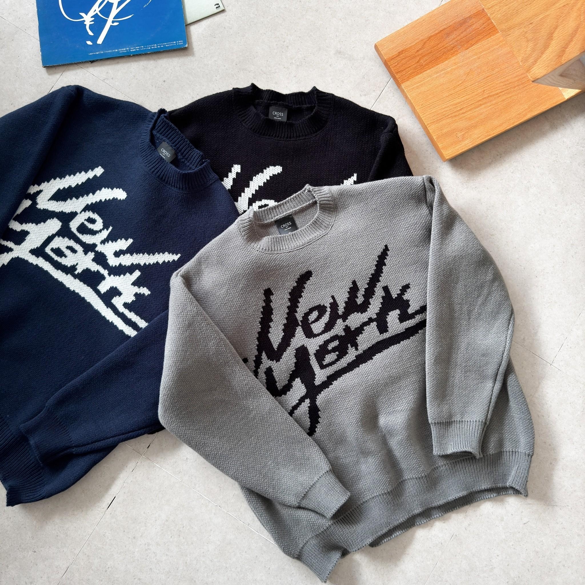 New york 圓領毛衣 98244