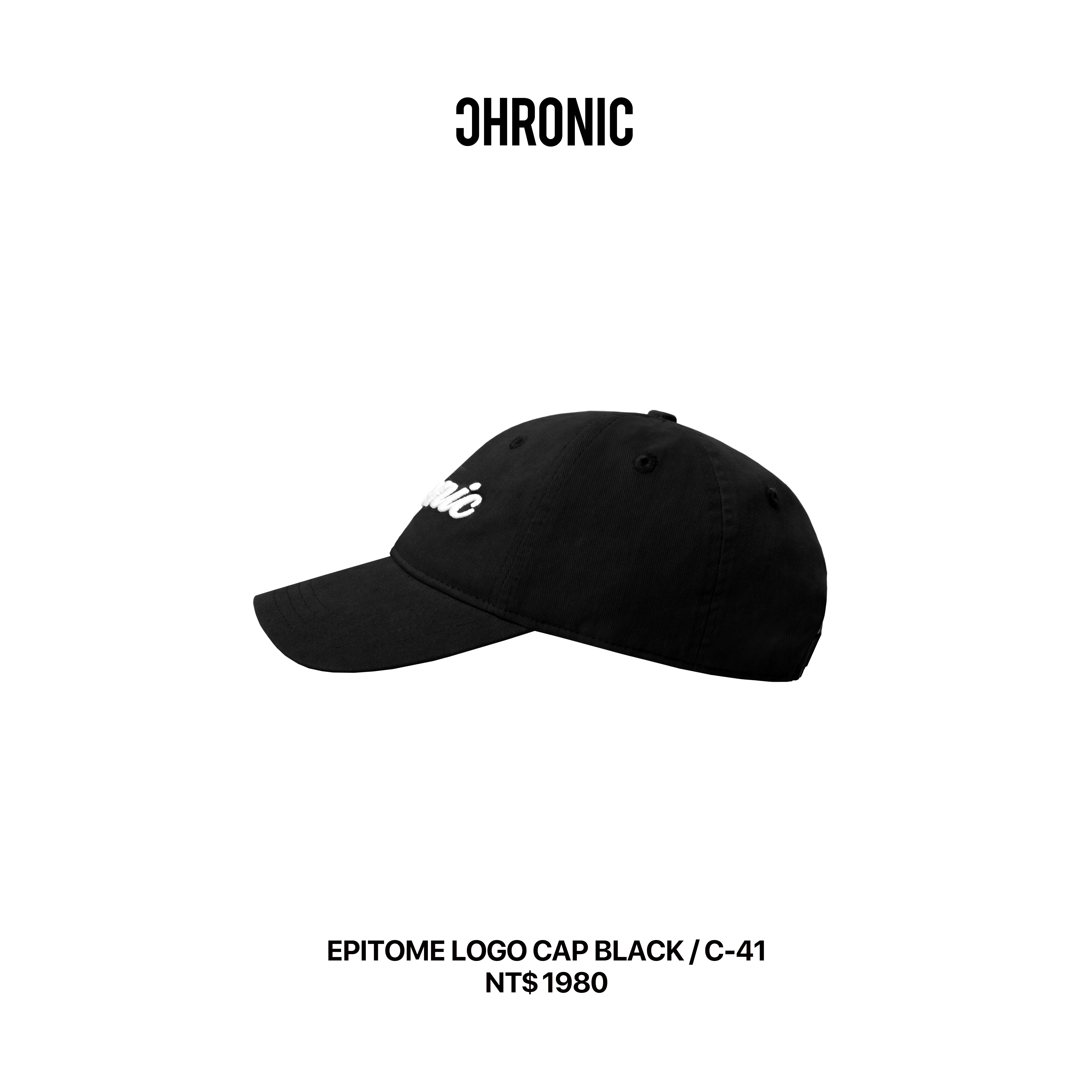 EPITOME LOGO CAP BLACK / C-41