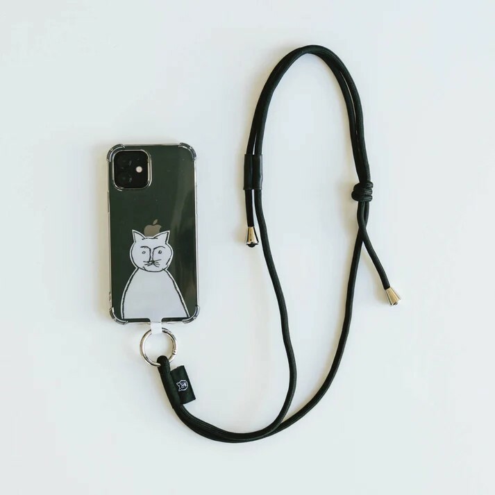 Orneko - 手機掛繩 / 黑