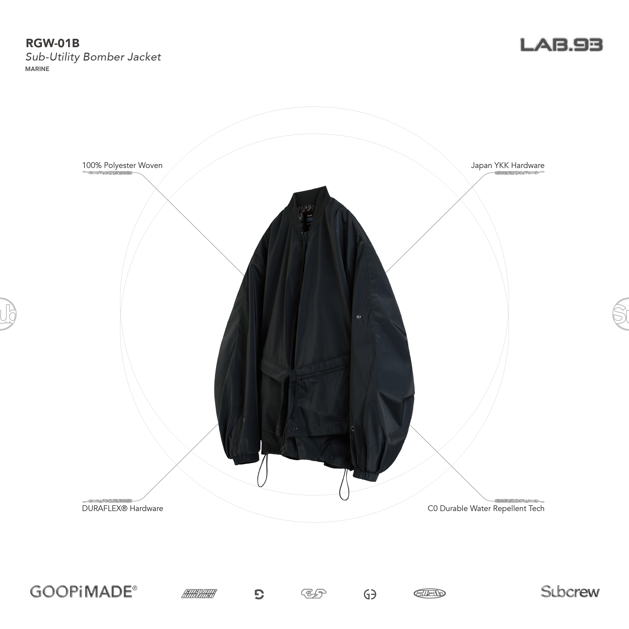 RGW-01B” Sub-Utility Bomber Jacket - Marine
