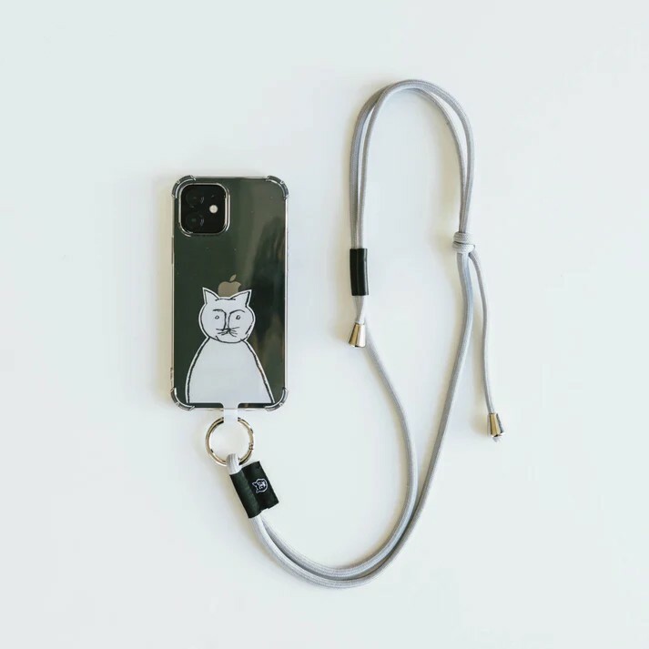 Orneko - 手機掛繩 / 灰