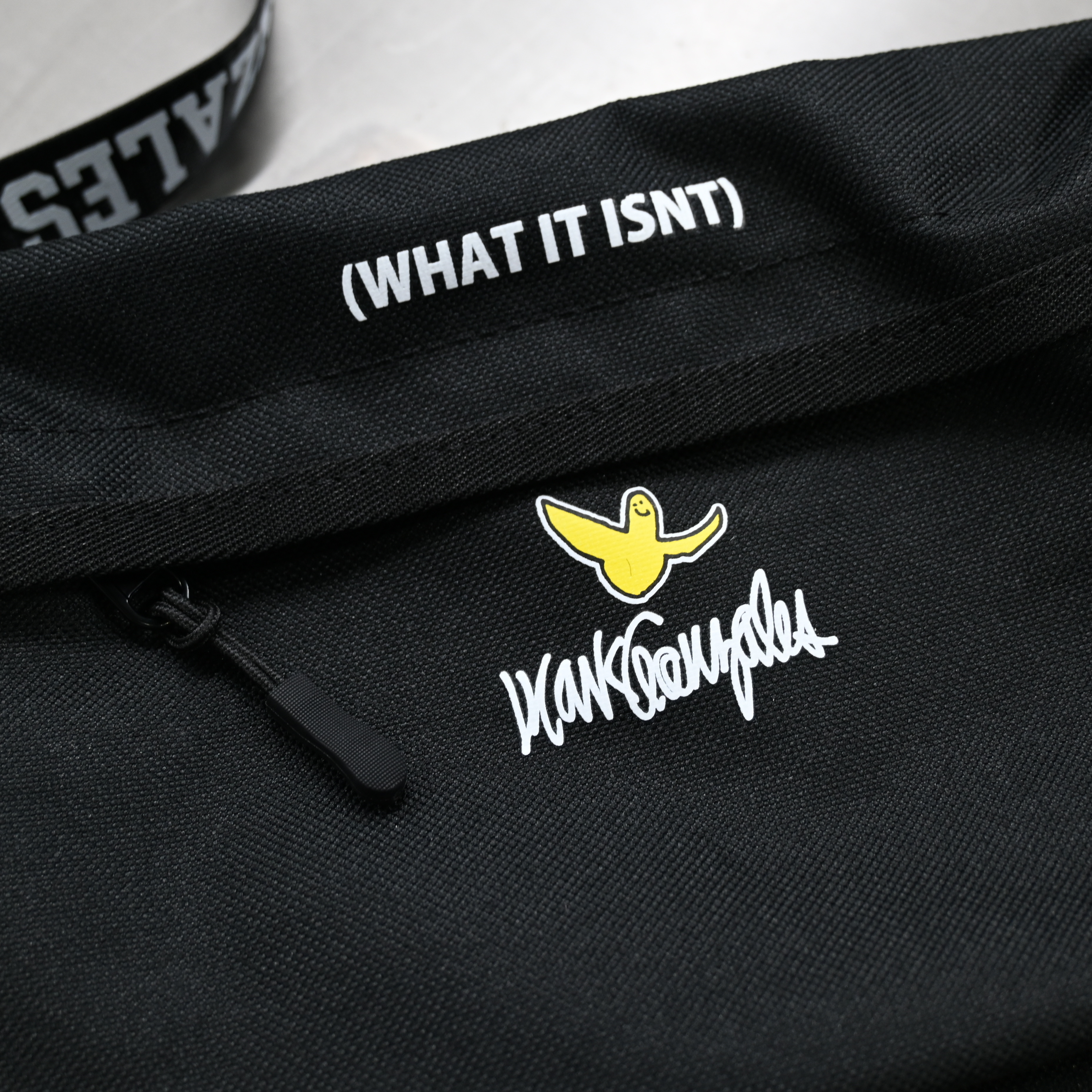 [MARK GONZALES]★25SS★ANGEL NYLON FLAP MINI CROSS BAG Japboi | MARK GONZALES flap newspaper bag canvas 2 ช่อง ด้าน