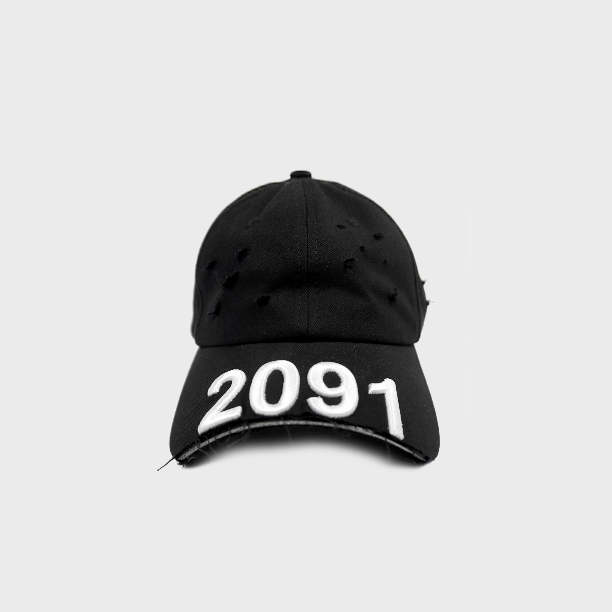 Bornrich｜Cut Off Cap 2091 (Black)