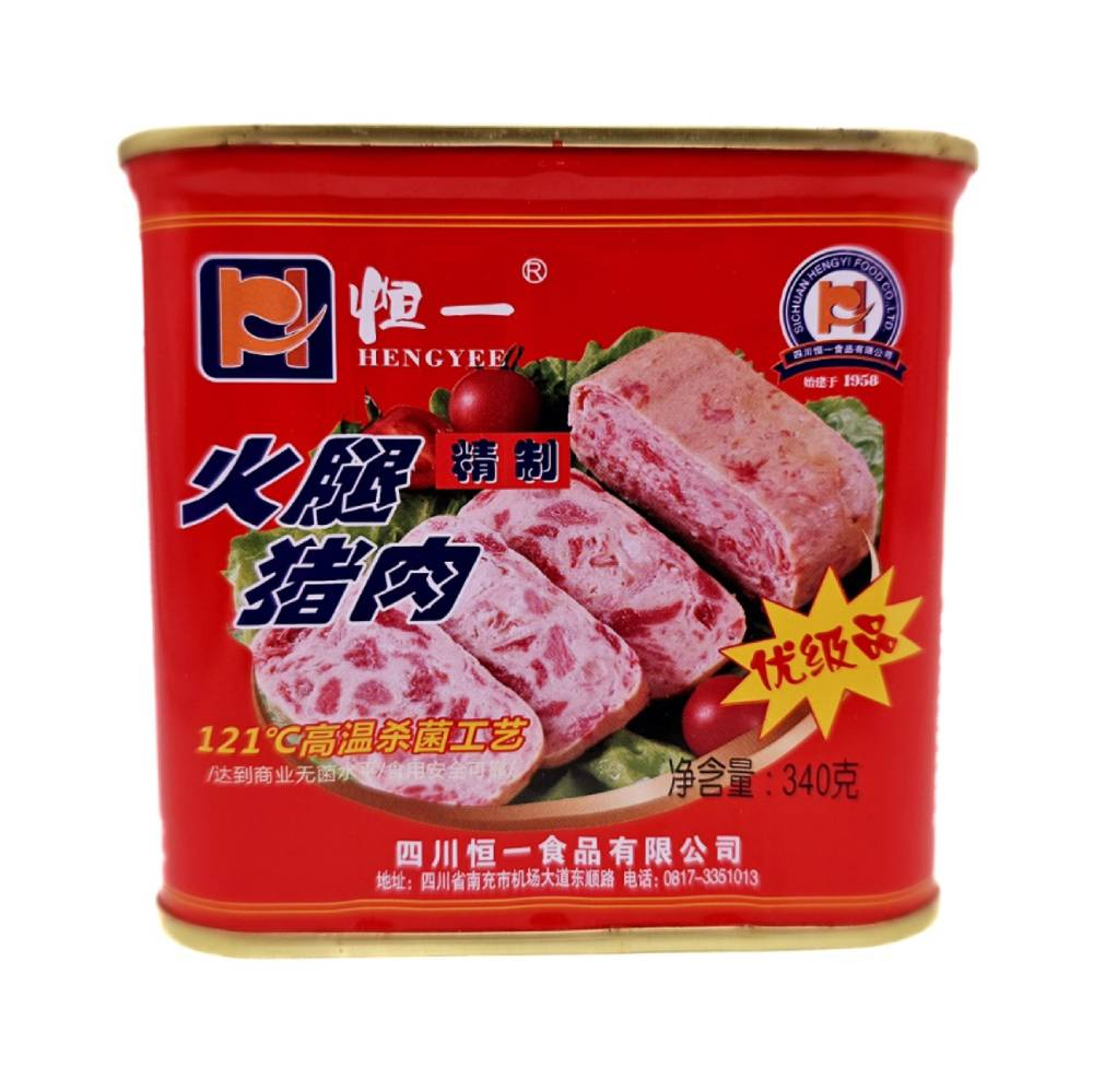 【現貨】恒一 火腿午餐肉 340g