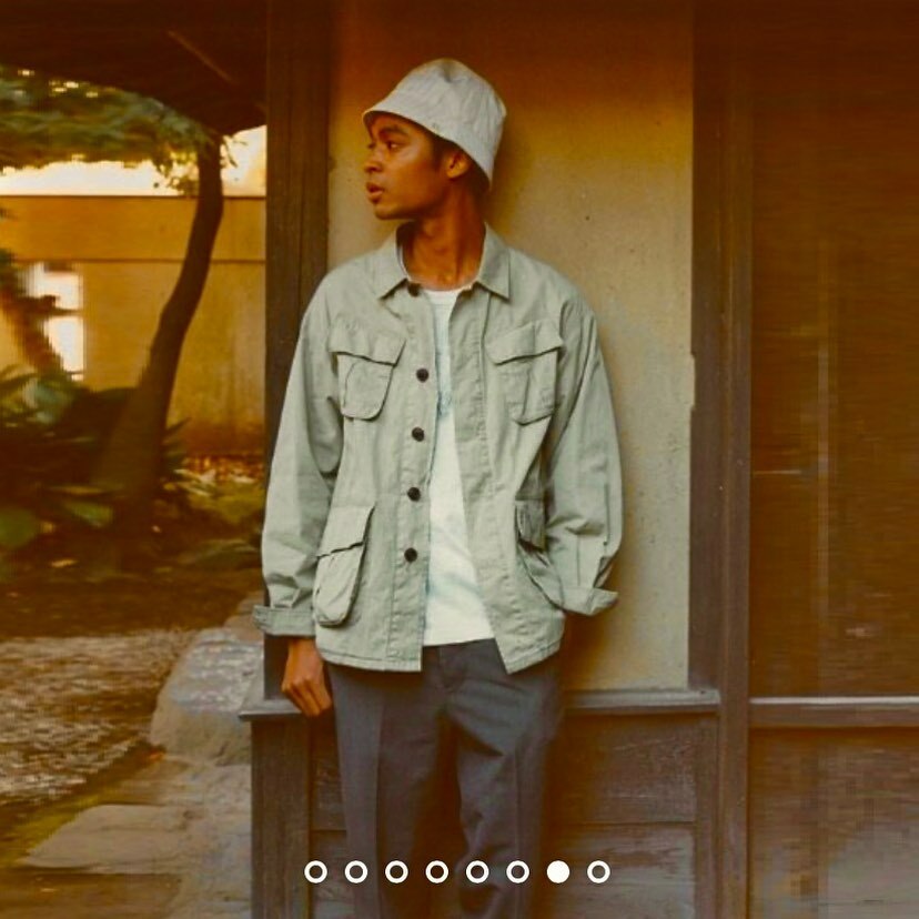 VISVIM TROPICAL COMBAT JKT *NATURAL DYE 天然染 - LT.GREEN SIZE 3 IN STOCK NOW (現貨發售中)