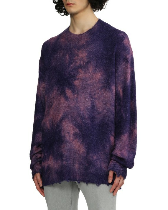 【Focus Store】預購 JUNYA WATANABE MAN Tie-Dye Knit Pullover “Purple” 紫黑 毛衣