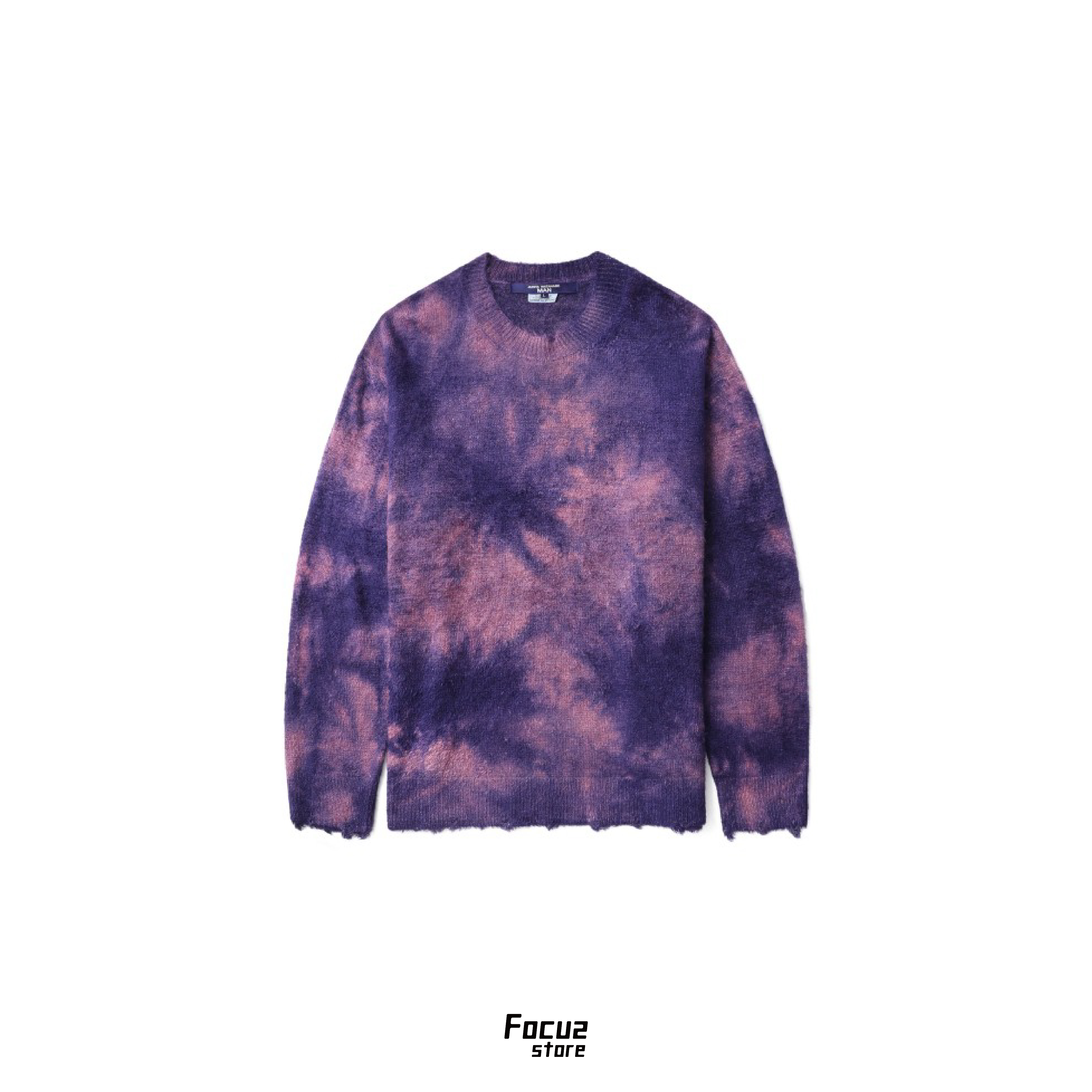 【Focus Store】預購 JUNYA WATANABE MAN Tie-Dye Knit Pullover “Purple” 紫黑 毛衣