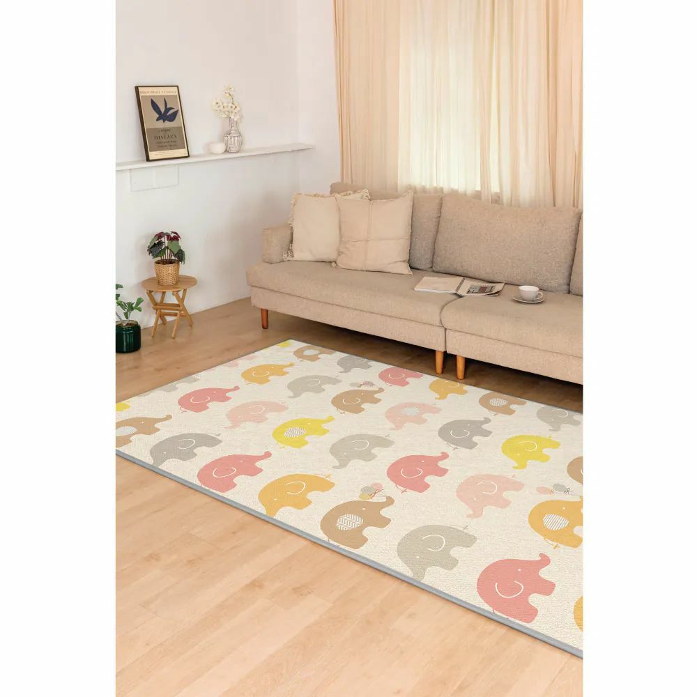 Parklon Prime Living Mini 單面包邊地墊 - Little Elephant