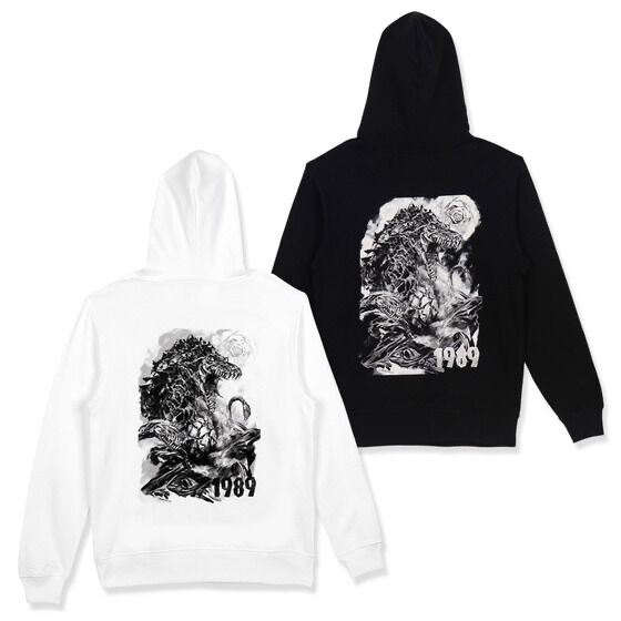 224543 Pbandai 預訂 2025/3月 ゴジラ　モノクロデザインパーカー　ビオランテ