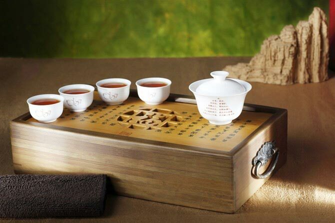 百茶納福茶具組推薦｜老孟宗竹茶盤玉脂瓷高質感茶器 送禮首選