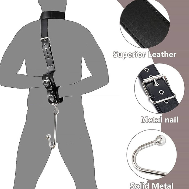 反手綁肛勾連口塞SM套裝