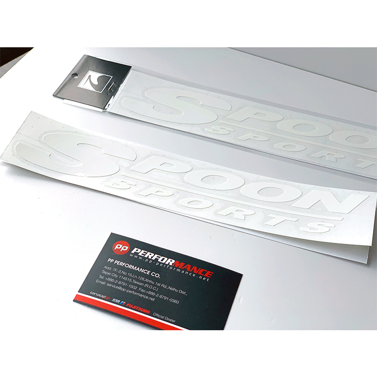 SPOON SPORTS LOGO 貼紙(黑字) H40mm x W250mm