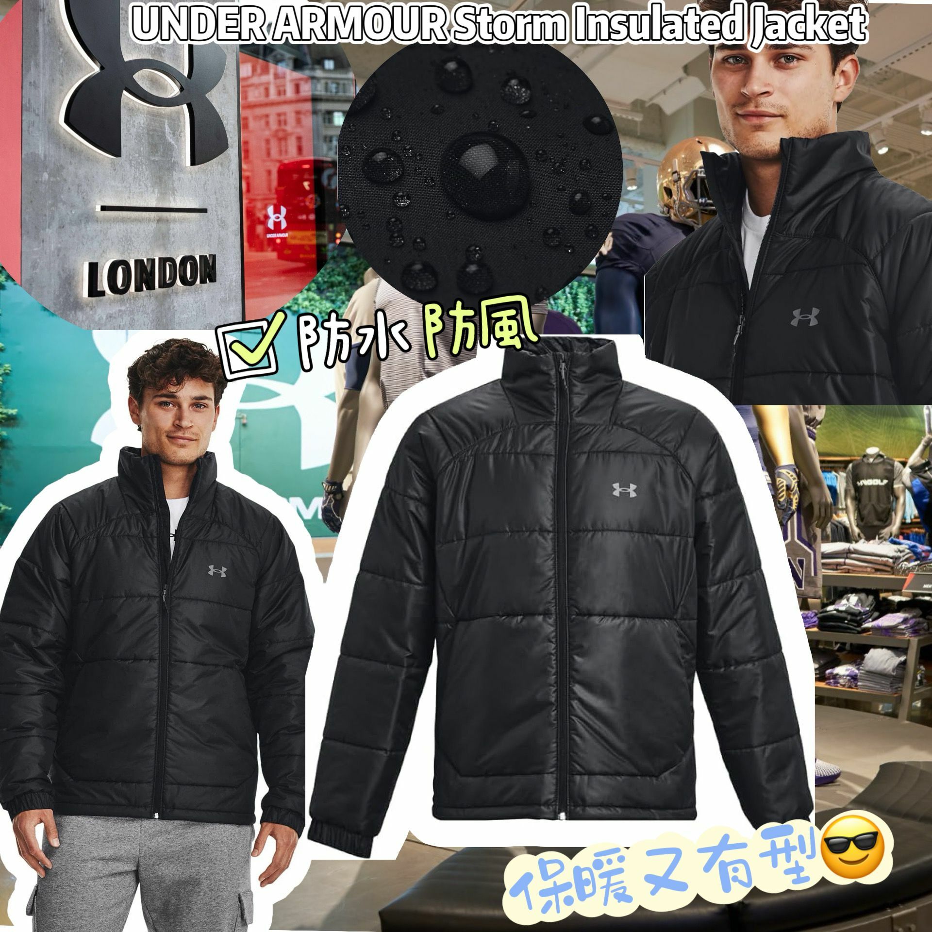 【預購】UNDER ARMOUR G012213 男裝防風雨外套