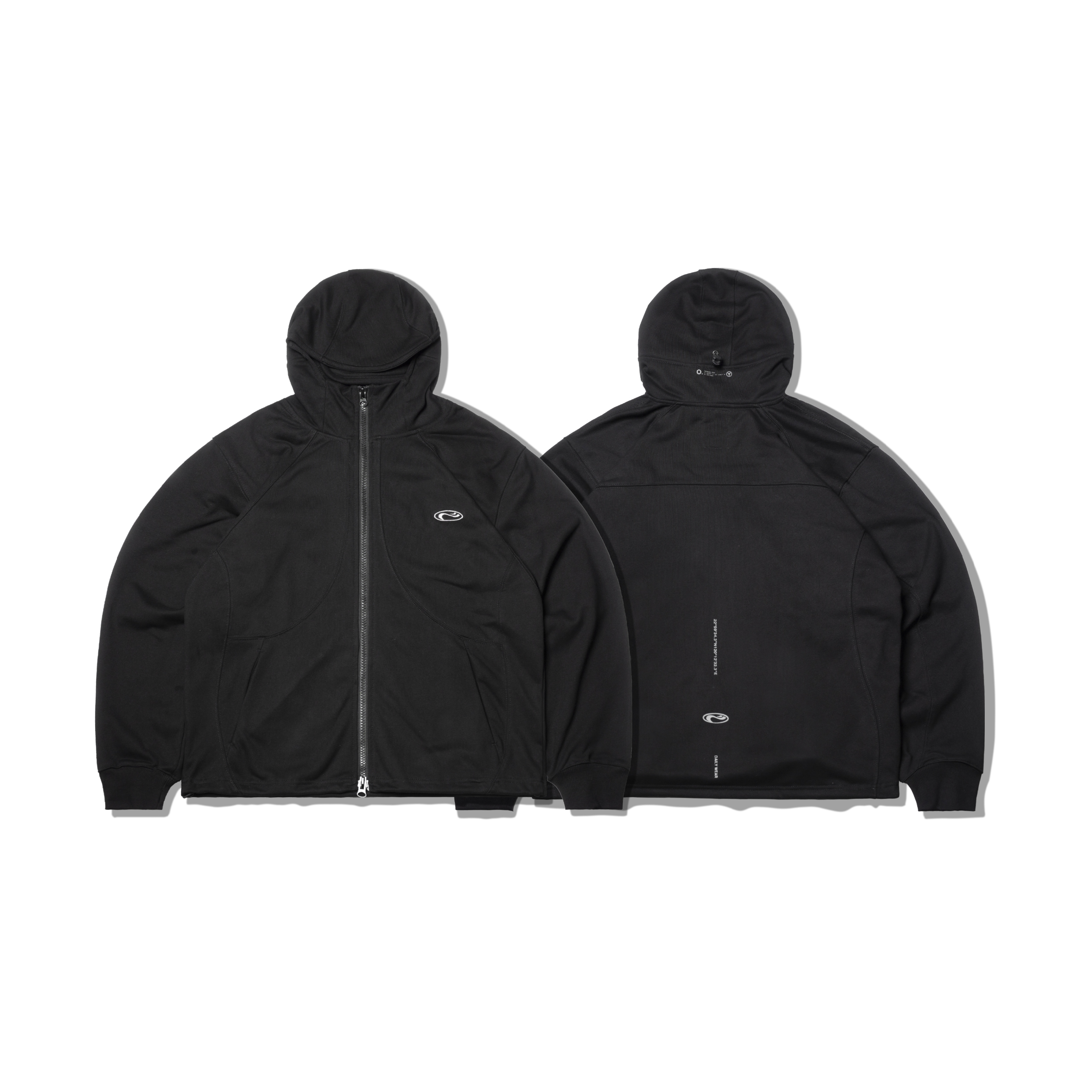 ORDINARY / 拼接連帽棉外套