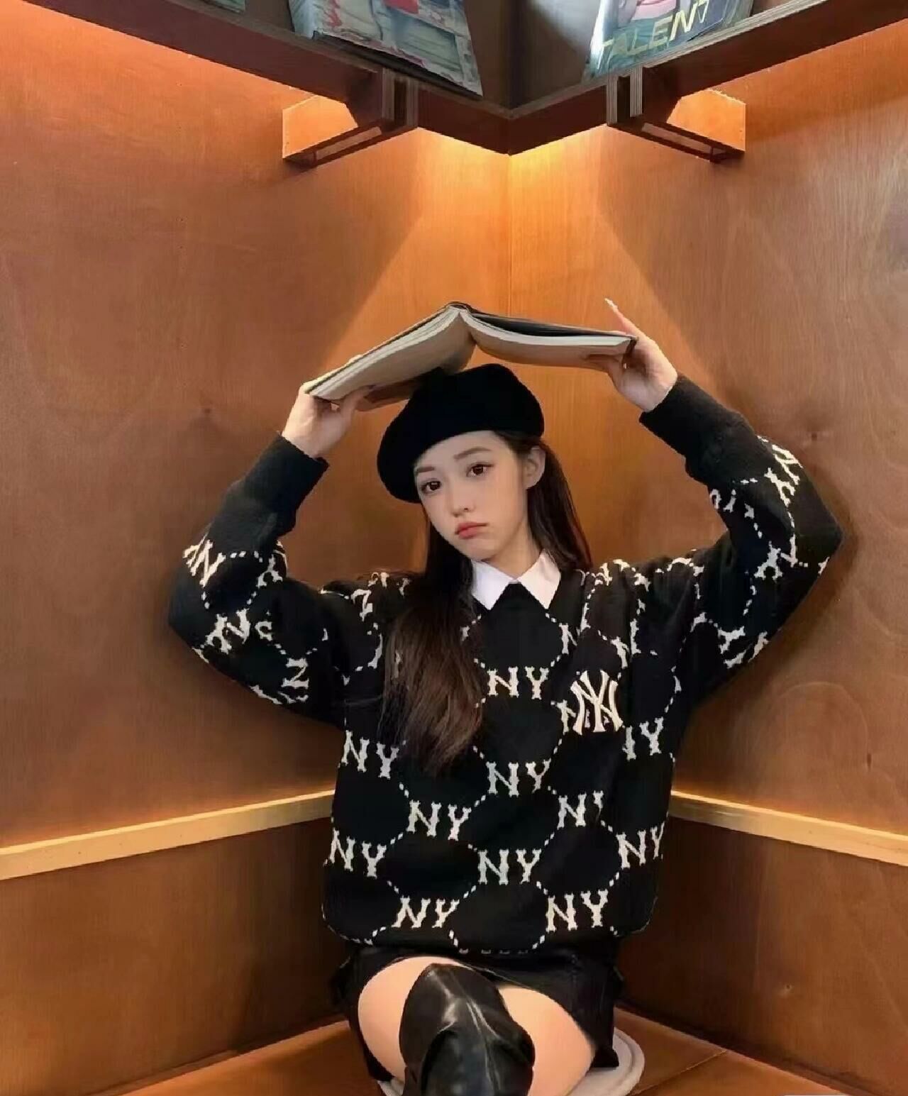 【預購】MLB G012221 男女同款圓領上衣