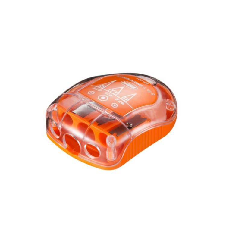 利百代 SP-001 三孔筆削-橘色