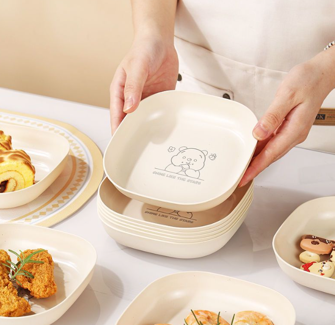 小清新盘子（一套8个）