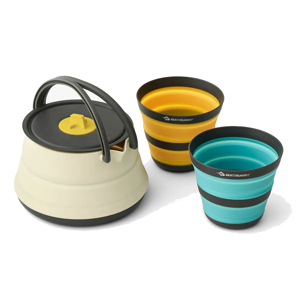 【Sea to Summit】Frontier 輕鋁折疊茶壺2人組-1.1L+雙杯 / STSACK025031