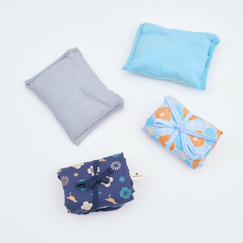 印花樂中型側揹背心袋