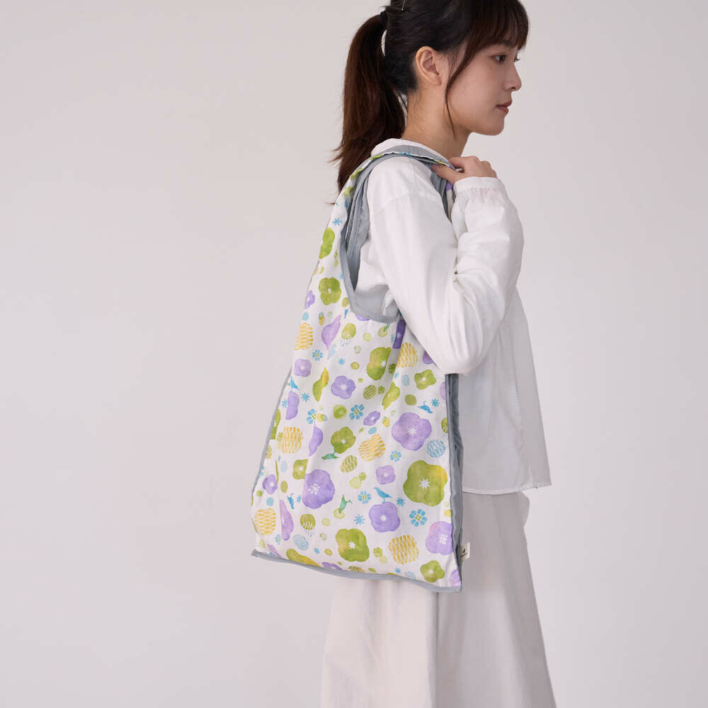 印花樂中型側揹背心袋