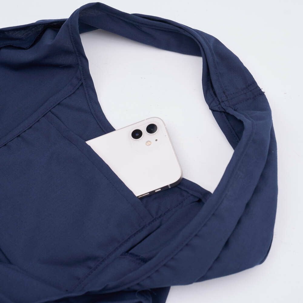 印花樂中型側揹背心袋