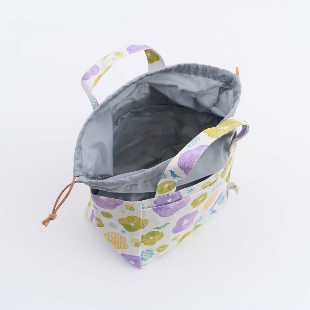 印花樂束口便當袋