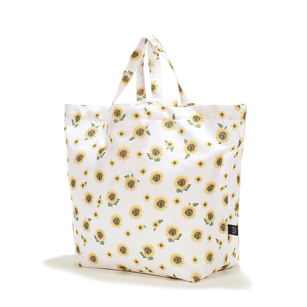 La Millou波蘭 Feeria 多功能時尚媽媽購物袋_特大號｜向日葵戀人