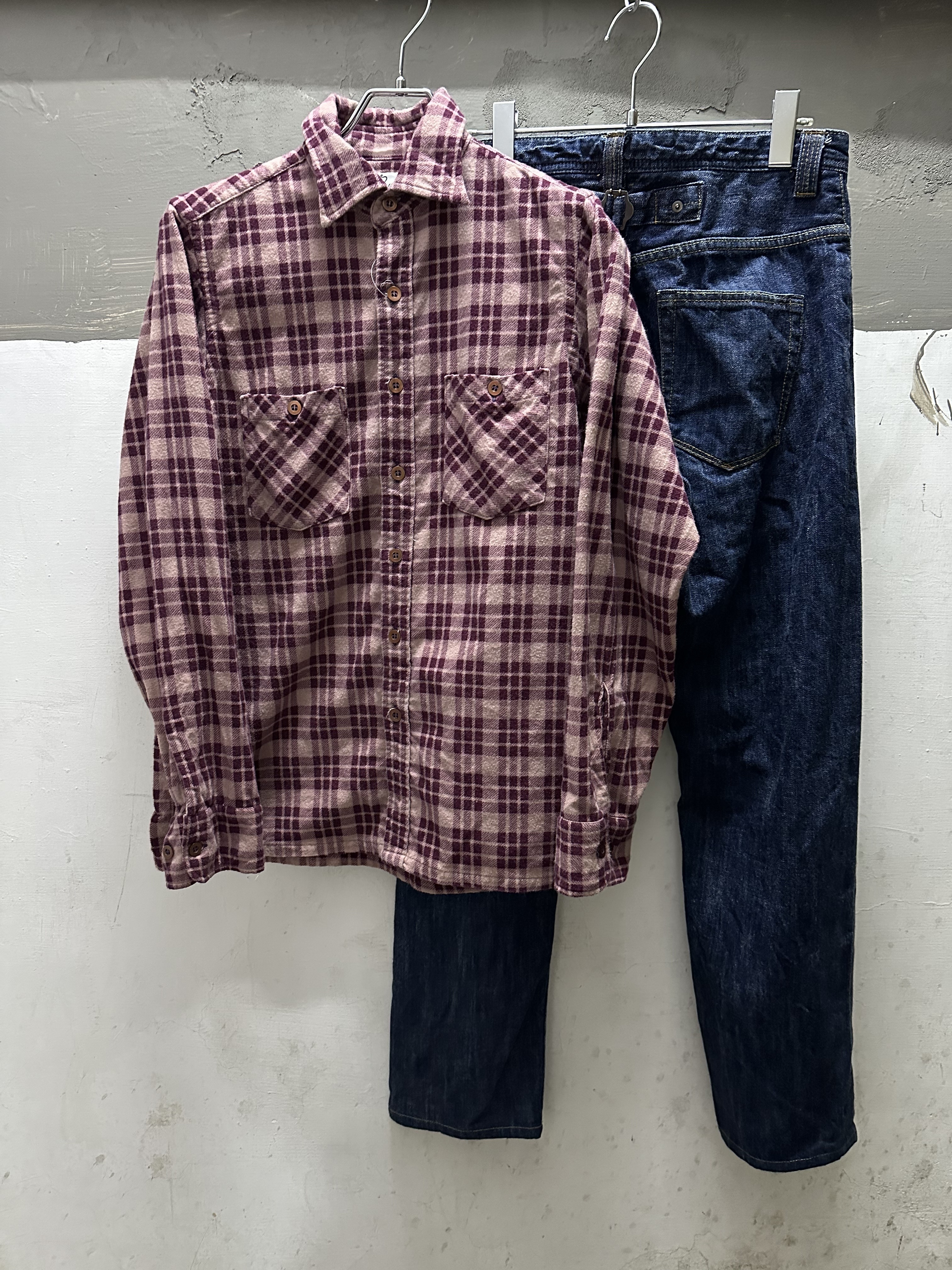 Needles Flannel Shirt Made in Japan