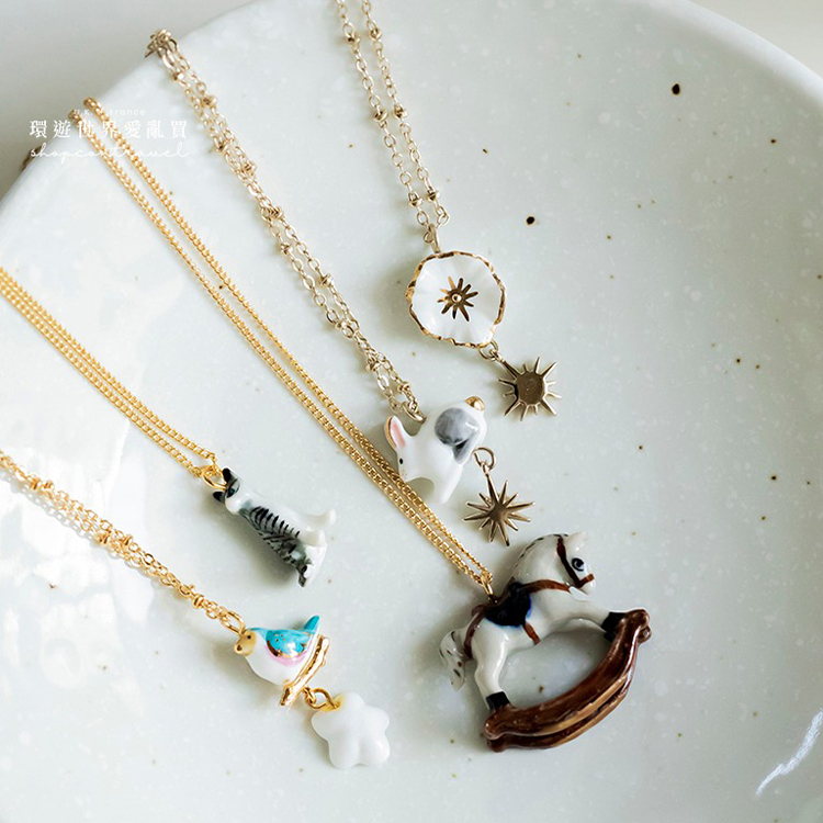 法國 Nach Bijoux 高端陶瓷手工珠寶設計師＊繽紛童趣項鍊系列