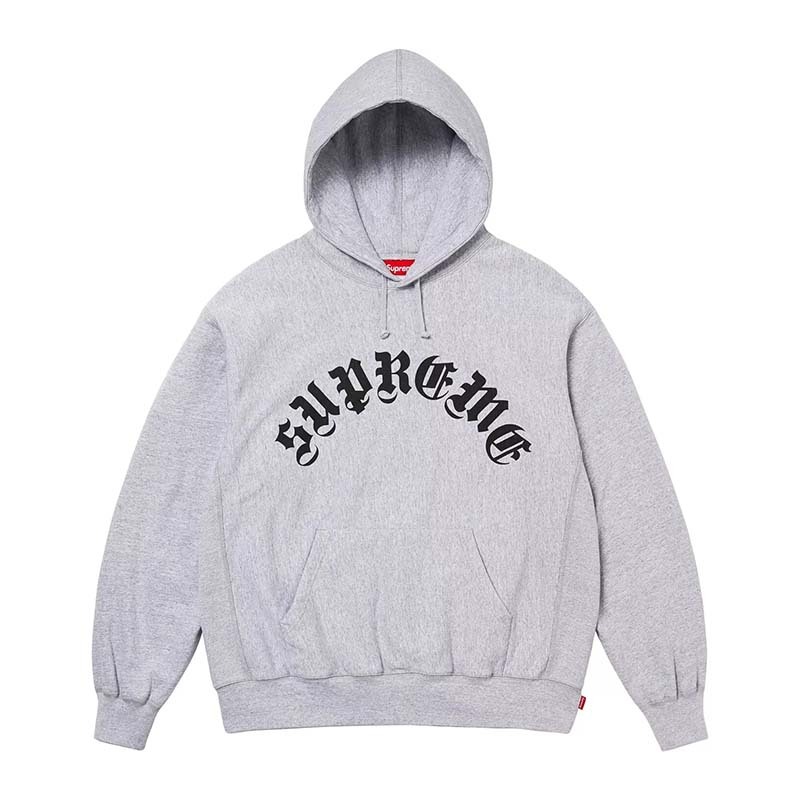 SUPREME OLD ENGLISH HOODED HTH GREY 帽踢 灰色 SUP-524 [台灣現貨]