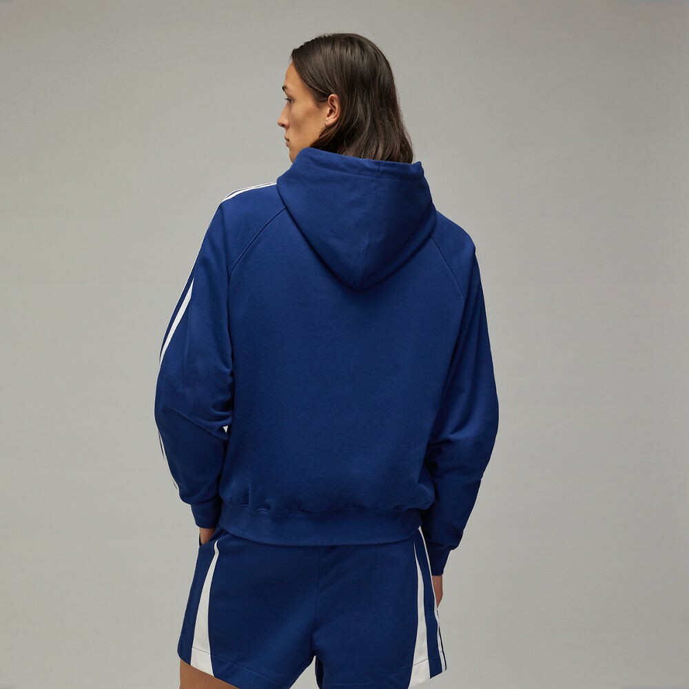 【 Y-3 U CUTLINE HOODI 造型剪裁連帽衫 - 深藍 】