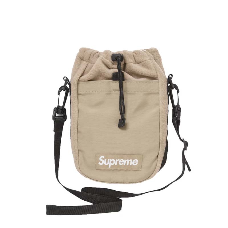 SUPREME POLARTEC SLING BAG TAUPE 單肩包 小包 卡其色 FW24B3-TE [台灣現貨]