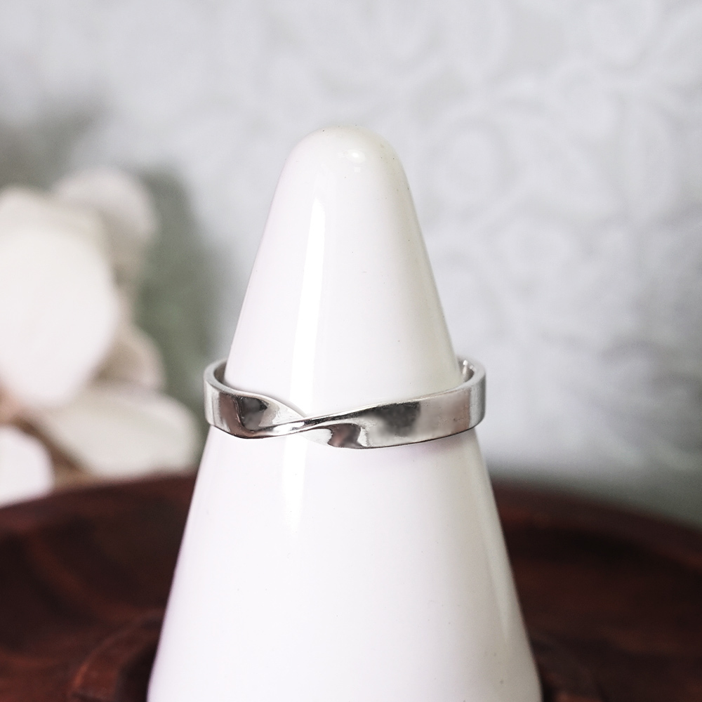 莫比烏斯銀戒 Mobius M 寬版 925純銀戒指 客製化 刻字訂製 女生戒指 男生戒指 純銀尾戒