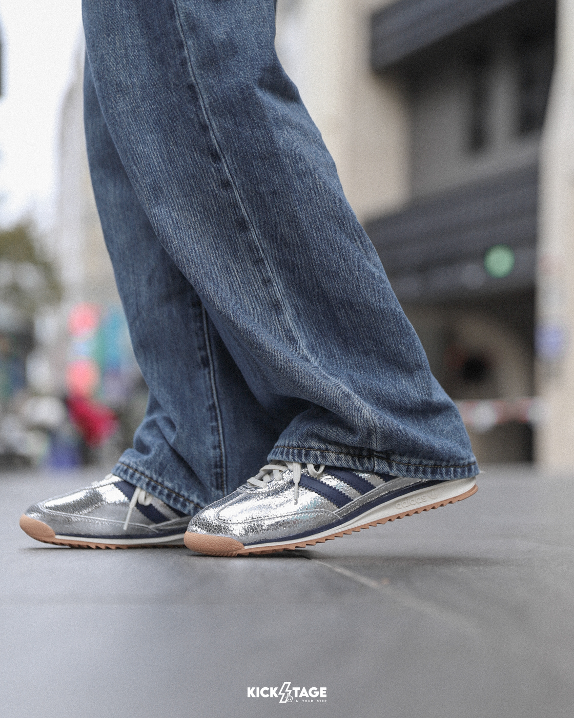 女鞋 ADIDAS SL 72 OG W 'Silver' 銀藍 復古 皮革 膠底 運動 休閒鞋【JH8654】ADS