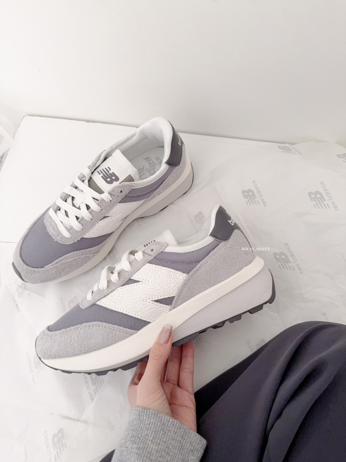 NEW BALANCE 370 復古元祖灰