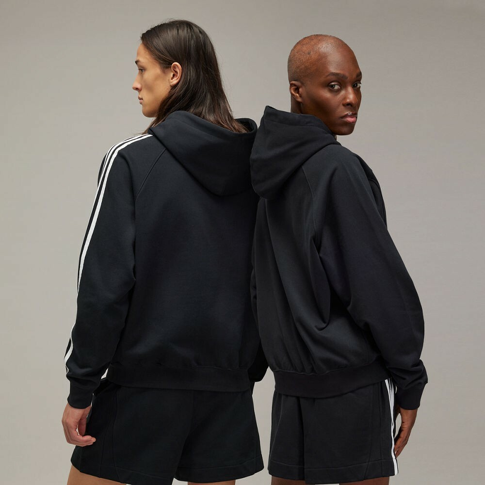 【 Y-3 U CUTLINE HOODI 造型剪裁連帽衫 - 黑 】