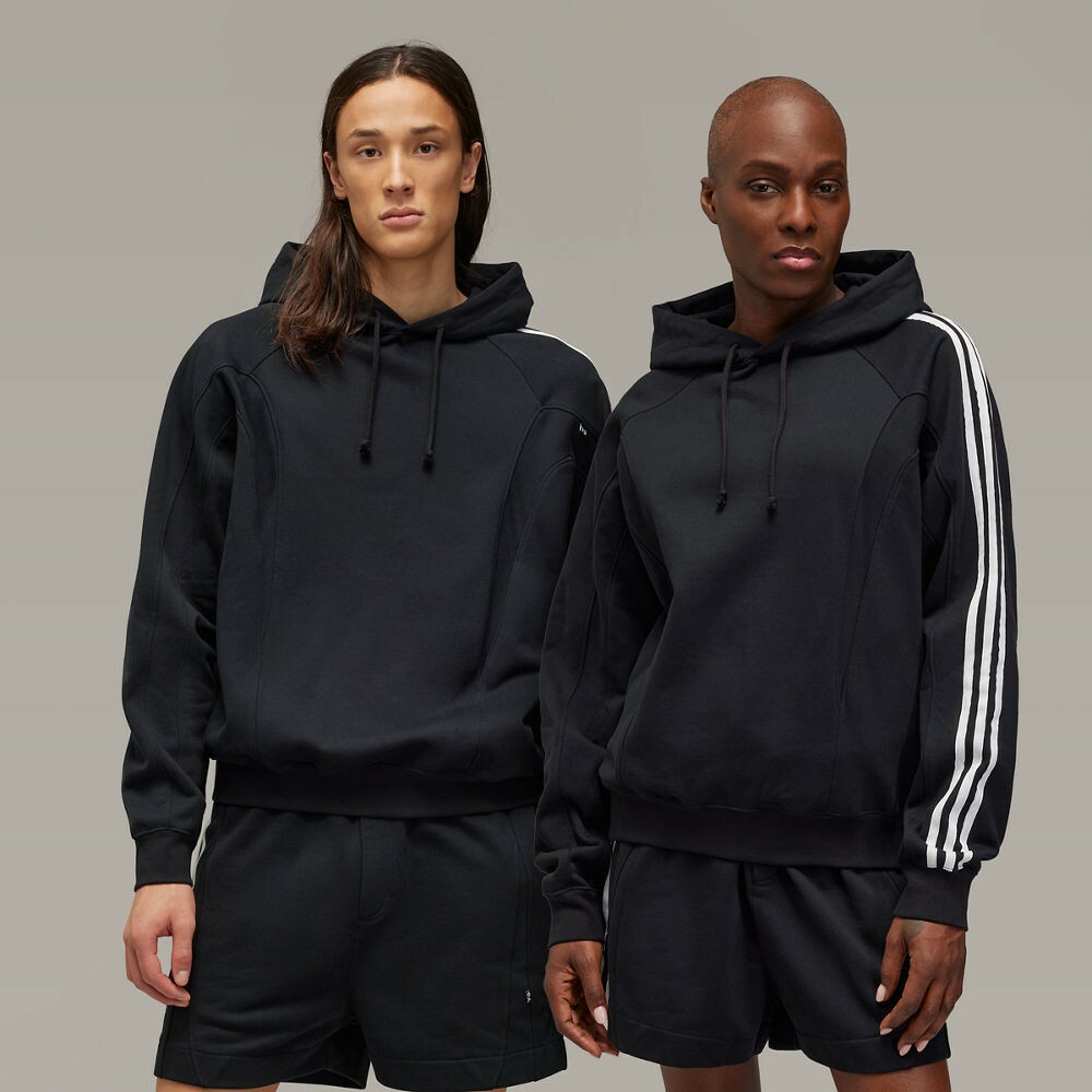 【 Y-3 U CUTLINE HOODI 造型剪裁連帽衫 - 黑 】