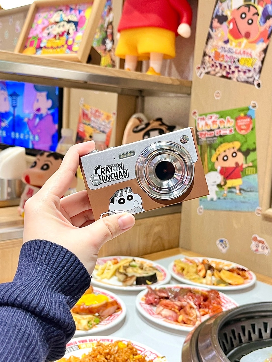 <正版授權>蠟筆小新 相機 CCD 高清 棕色