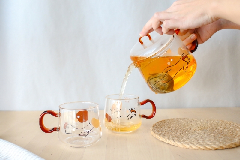 常玉玻璃壺杯組