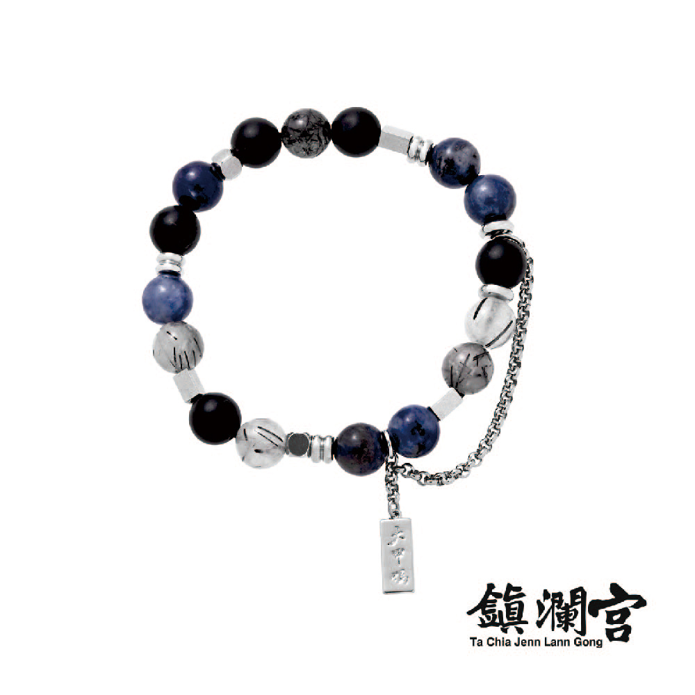 【鎮瀾宮×Bonny&Read】[鋼飾/天然石] 王者之巔手鍊