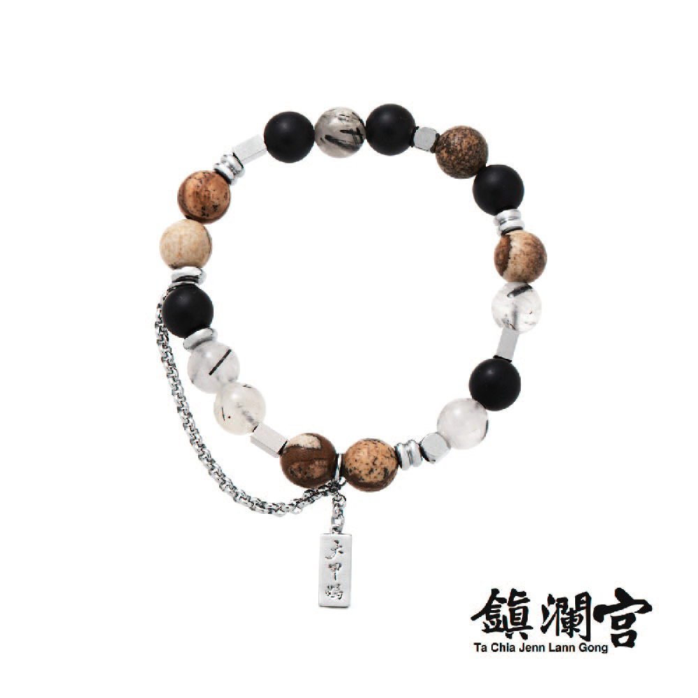【鎮瀾宮×Bonny&Read】[鋼飾/天然石] 乎你呷百二手鍊